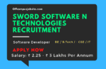 Sword Software N Technologies Recruitment B.EB.TECH Freshers (0-1 Years)