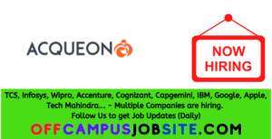 Acqueon off campus drive OffCampusJobSite