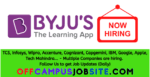 Byju's off campus drive