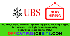 UBS Off Campus Drive