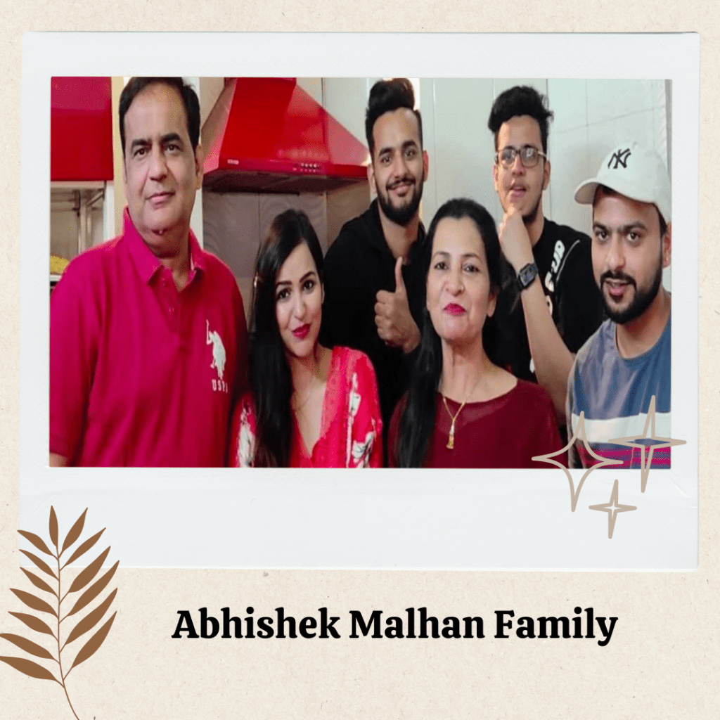 Abhishek Malhan Family